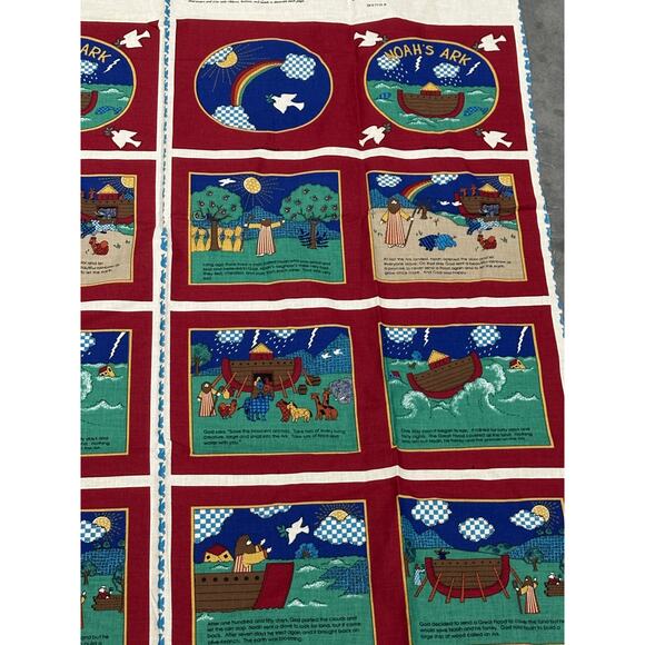 Noah's Ark, Cloth Book, Fabric Panel, Sewing, Craft Project, ~ 250811-WH 501 - Picture 4 of 6